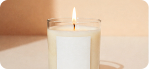 Bougie personnalisée